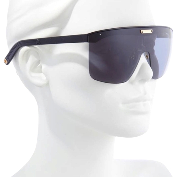Anthropologie Renew Indescratchables Shield Sunglasses In Black | NWT - Picture 7 of 9